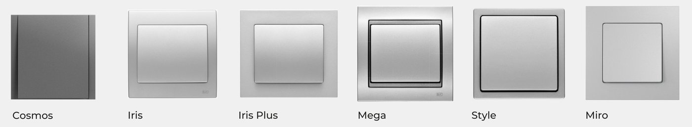 Series Cosmos, Iris, Iris Plus, Mega, Style y Miro